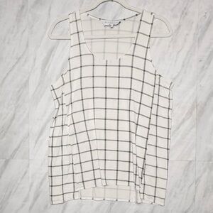 Allison Izu Multicolored Boxy Sleeveless Tank Top XS